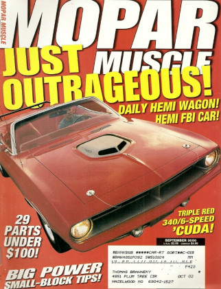 MOPAR MUSCLE 2000 SEPT - HEMI SPECIAL, GTS, GTX 440-6